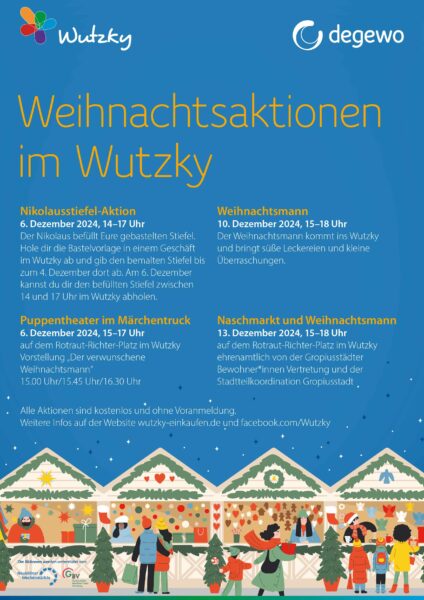 Weihnachtsaktionen im Wutzky