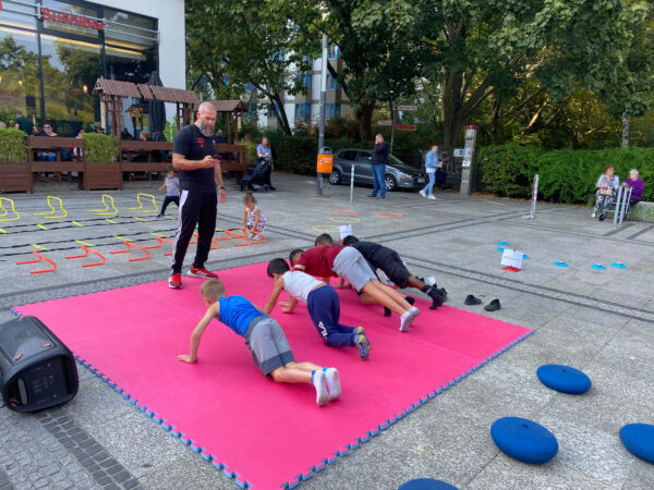 Bewegungsolympiade beim Gesundheitstag Wutzky